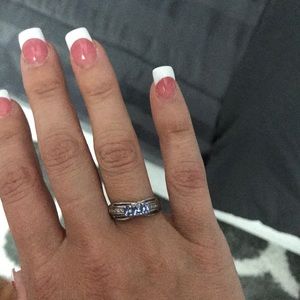 Sterling silver ring..